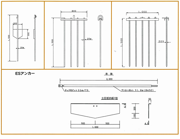 土中用アンカーの選定